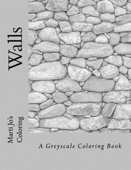 Paperback Walls: A Greyscale Coloring Book