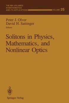 Paperback Solitons in Physics, Mathematics, and Nonlinear Optics Book