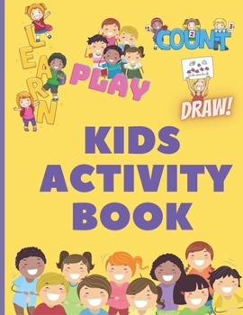 Paperback Kids Activity Book: 200 Fun Puzzles for Ages 4 to 8 Book