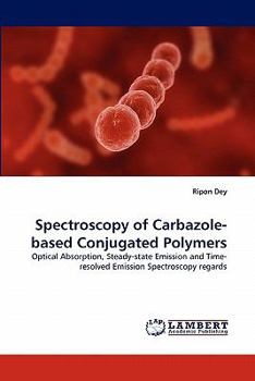 Paperback Spectroscopy of Carbazole-Based Conjugated Polymers Book
