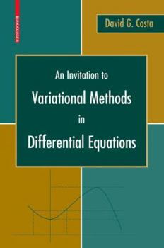 Paperback An Invitation to Variational Methods in Differential Equations Book