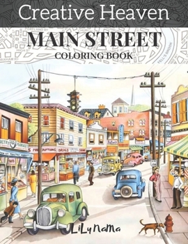 Paperback creative heaven main street coloring Book: creative haven coloring adult coloring book