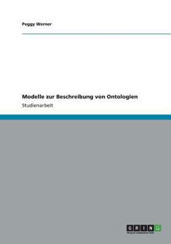 Paperback Modelle zur Beschreibung von Ontologien [German] Book