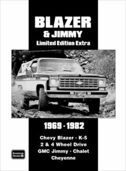 Paperback Blazer & Jimmy 1969-1982: Chevy Blazer - K-5 2 & 4 Wheel Drive Gasoline & Diesel GMC Jimmy Book