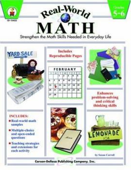 Paperback Real-world Math Grades 5-6 (Real-world Math Series) Book