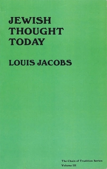 Paperback Jewish Thought Today Book