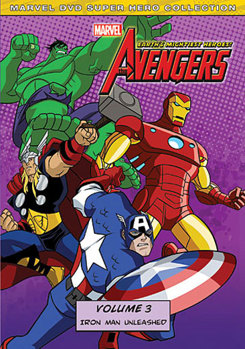 DVD The Avengers: Earth's Mightiest Heroes Volume 3 Iron Man Unleashed Book