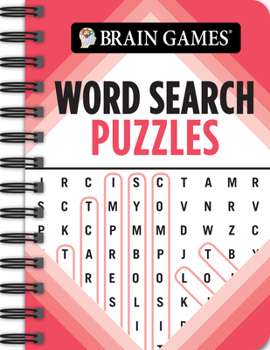 Spiral-bound Brain Games - To Go - Word Search Puzzles (Red) Book