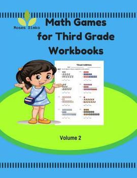 Paperback Math Games for Third Grade Workbooks Volume 2: Math Basics Workbook Grades 3 Book