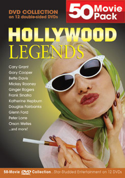 DVD Hollywood Legends 50 Movie Pack Book