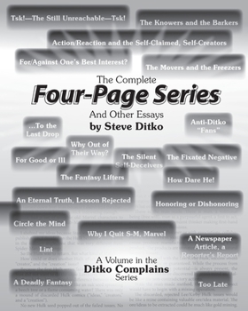 Paperback The Complete Four-Page Series And Other Essays Book