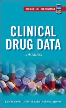 Paperback Clinical Drug Data, 11th Edition Book