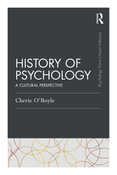 History of Psychology: A Cultural Perspective - Book  of the Psychology Press & Routledge Classic Editions