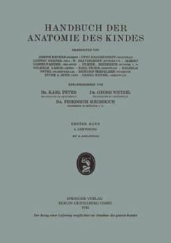 Paperback Handbuch Der Anatomie Des Kindes: Erster Band [German] Book