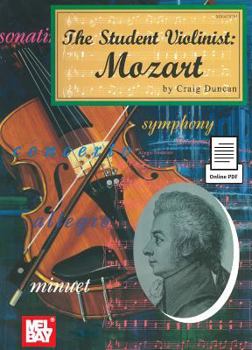 Paperback The Student Violinist: Mozart Book