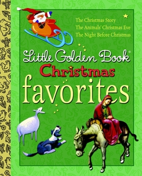 Hardcover Little Golden Book Christmas Favorites Book