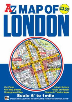 Hardcover Map of London Book