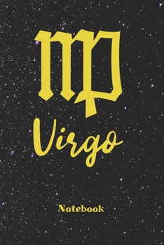 Paperback Zodiac Sign Virgo Notebook: Astrology Journal, Horoscope Notepad, Diary, 120 Pages, blanc Dot Grid, 6" x 9" Book