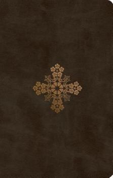 Paperback ESV Ultrathin Bible (Trutone, Olive, Floral Cross Design) Book