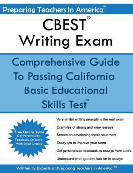 Paperback CBEST Writing Exam: California Basic Educational Skills Test Book