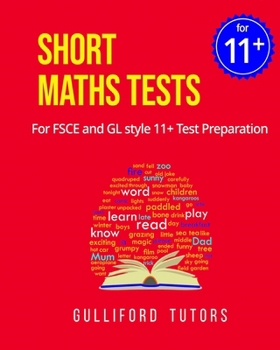 Paperback Short Maths Tests: For CEM and GL style 11+ Test Preparation Book