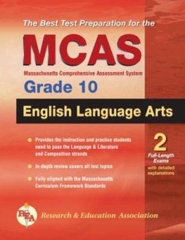Paperback The Best Test Preparation for the MCAS English Language Arts, Grade 10 Book