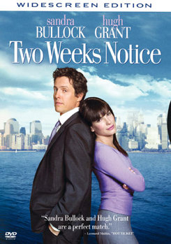DVD Two Weeks Notice Book