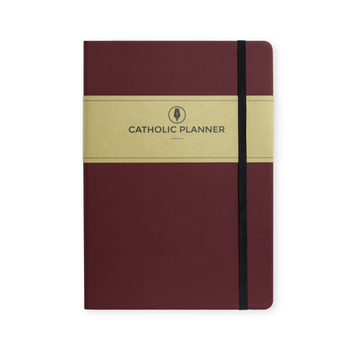 Leather Bound 2022 Catholic Planner: Wine Book