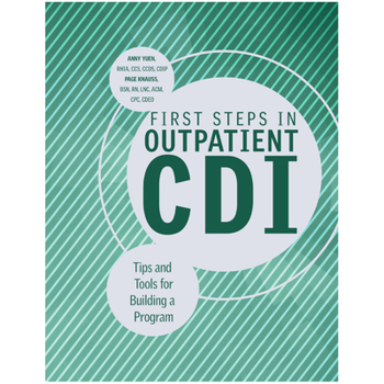 Paperback First Steps in Outpatient CDI: Tips and Tools for Building a Program Book