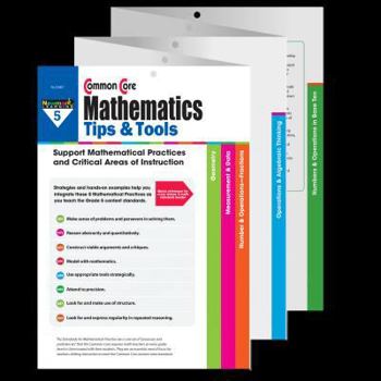 Paperback Common Core Mathematics Tips & Tools Grade 5 Teacher Resource Book