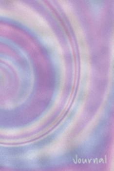 Paperback Journal: 105 Page Diary: Trippy Pastel Swirl: Paperback Cover Book