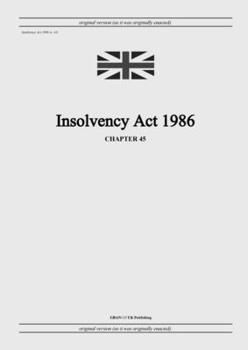 Paperback Insolvency Act 1986 (c. 45) Book
