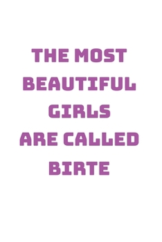 Birte Girl Woman Notebook: Graph Paper Journal 6x9 - 120 Pages