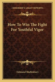 How To Win The Fight For Youthful Vigor