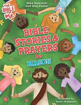 Hardcover Bible Stories & Prayers for Mason Book