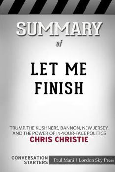 Paperback Summary of Let Me Finish: Conversation Starters Book