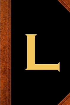 2020 Daily Planner Monogram L Personalized Monogram L Vintage Style 388 Pages: 2020 Planners Calendars Organizers Datebooks Appointment Books Agendas