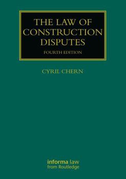 Hardcover The Law of Construction Disputes Book