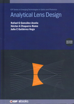 Hardcover Analytical Lens Design (Second Edition) Book