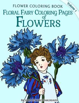 Paperback Floral Fairy Coloring Pages of Flowers - Flower Coloring Pages Book