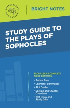 Paperback Study Guide to The Plays of Sophocles Book