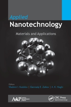 Paperback Applied Nanotechnology: Materials and Applications Book