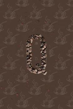 Paperback Q: Alphabet Monogram Notebook for Coffee Lovers - Beans Book