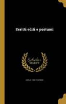 Hardcover Scritti editi e postumi [Italian] Book