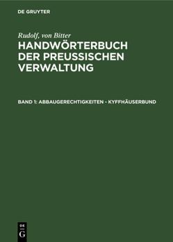Hardcover Abbaugerechtigkeiten - Kyffhäuserbund [German] Book