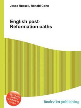 Paperback English Post-Reformation Oaths Book