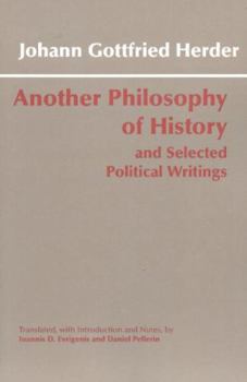 Hardcover Another Philosophy of History and Selected Political Writings (Hackett Classics) Book