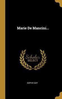 Hardcover Marie De Mancini... [French] Book