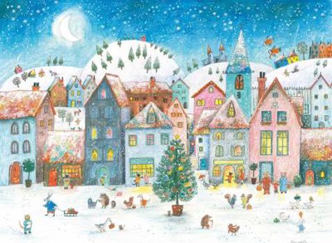 Calendar Wintervillage Advent Calendar Book