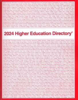 Paperback Higher Education Directory 2024 Book